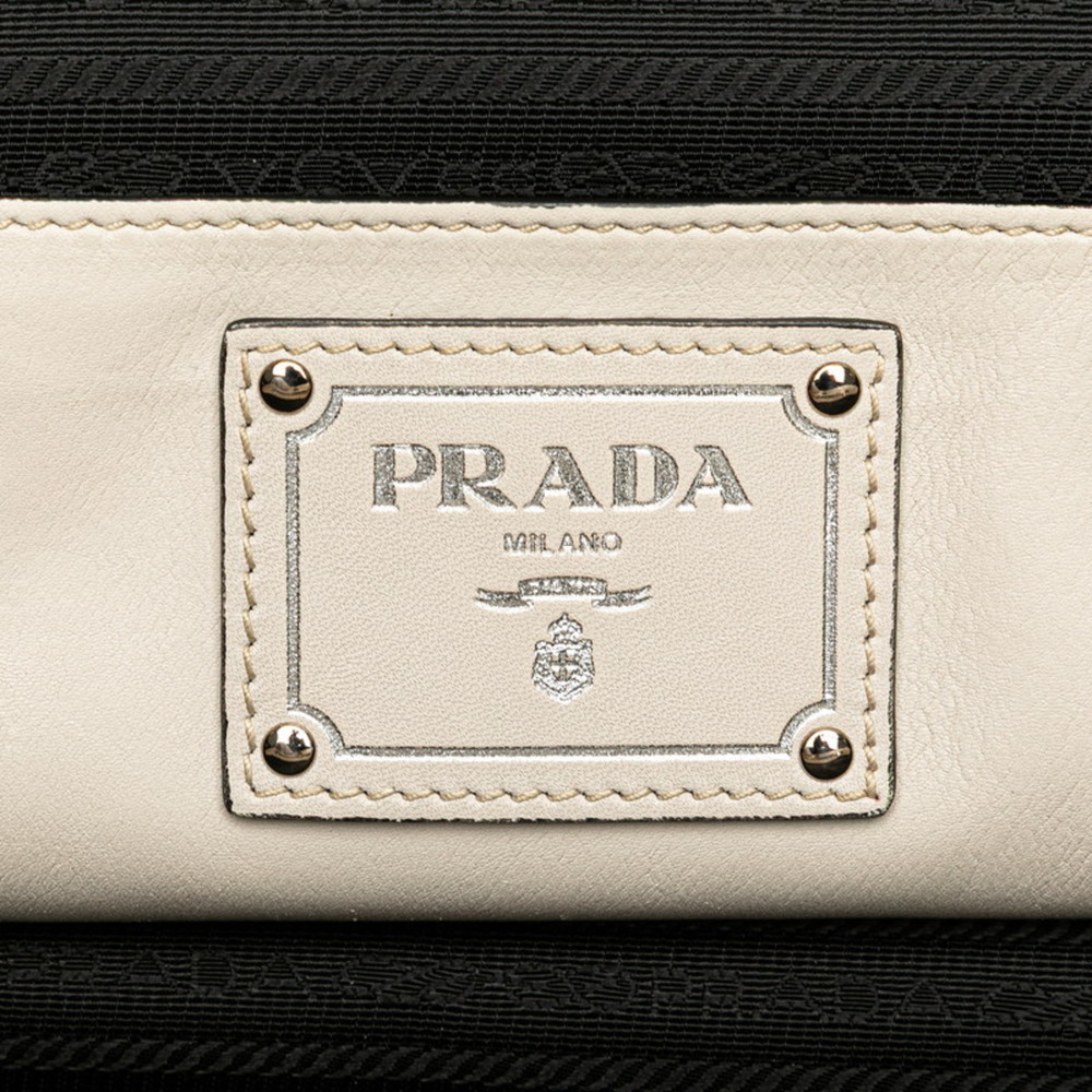 PRADA Black Leather Tote Bag - Picture 10 of 14